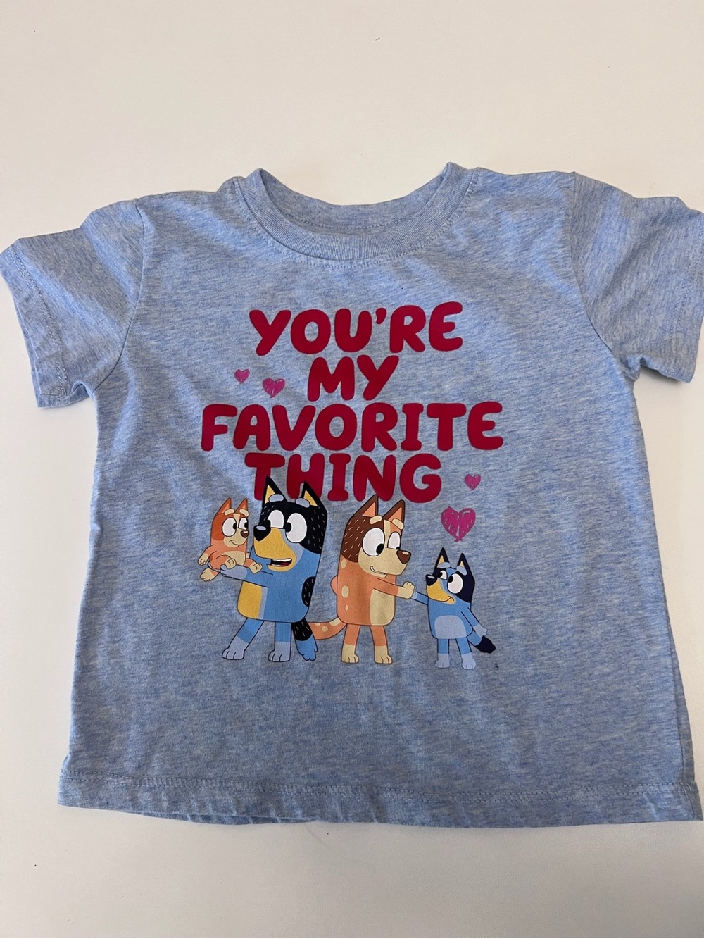 Bluey Blue Short-Sleeve Graphic Tee